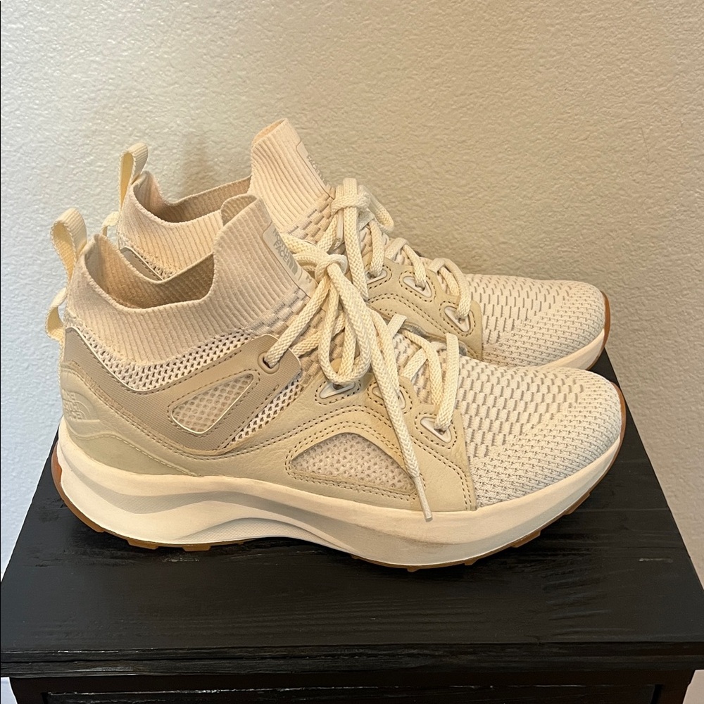 The North Face Women's Cream Knit Sneakers
